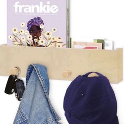 Ligneum Small Key Holder for Wall - Home Decor Coat Hooks and Key Hangers for Wall Mount - Wall Hooks, Coat Rack Wall Mount, Mail Organizer for House 