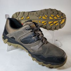 Rockport Men's 10 Shoes Waterproof Cold Springs Plus Low Tie Boot Hiking Black