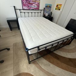Queen Size Bed Frame And Mattress 