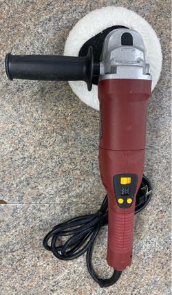 Chicago Electric 7" Electronic Polisher/Sander w/ Digital RPM Display + Pads