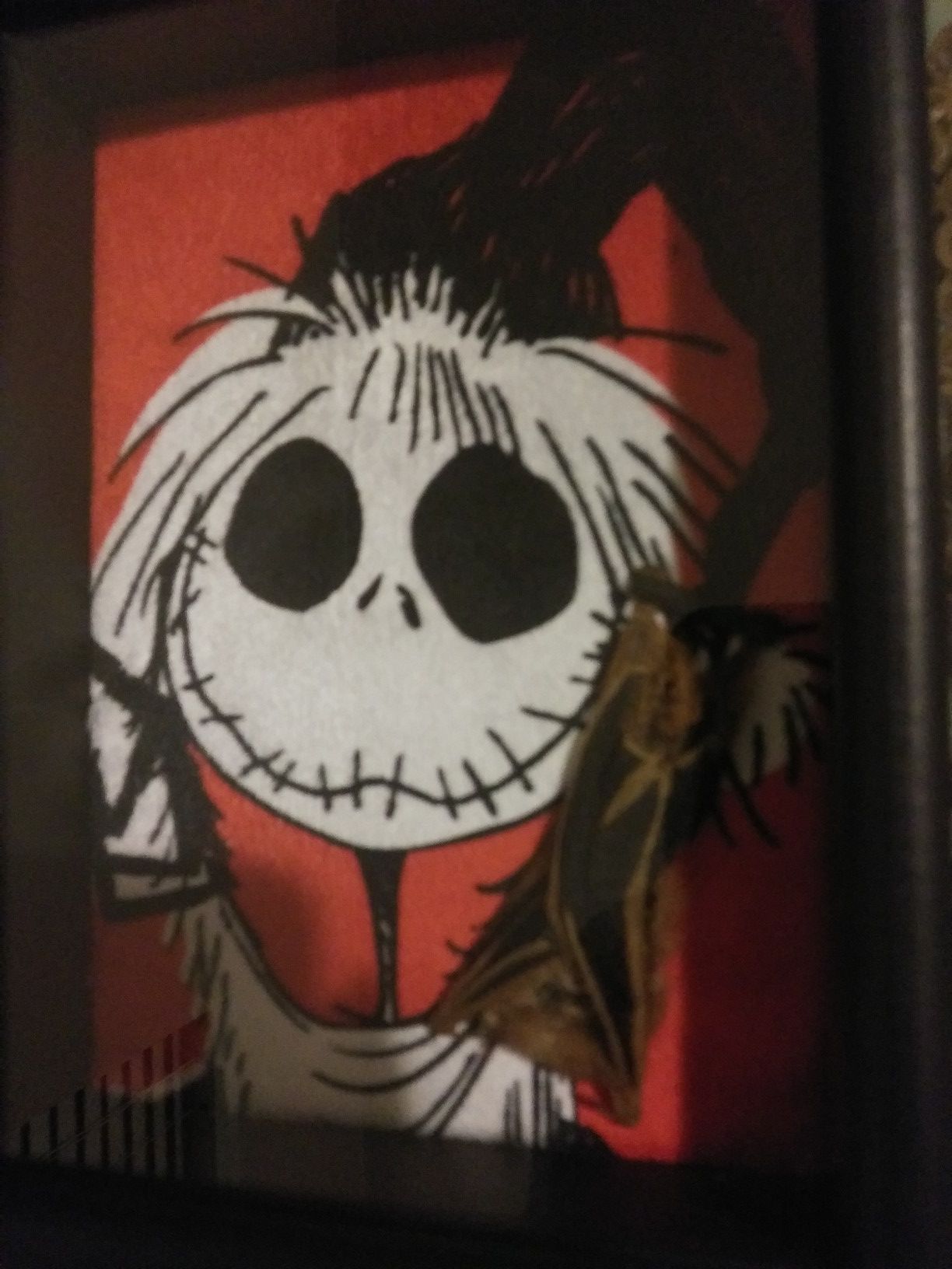 Nightmare before Christmas Taxidermy bat (not alive)