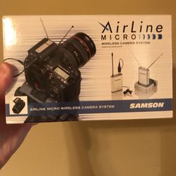 Air Line Micro Wireless Camera Mic System New New