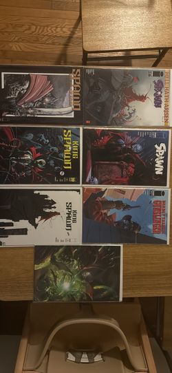 Spawn Universe Comic Lot – King Spawn Variant, Spawn #367 & #370, Gunslinger & More (7 Books total)