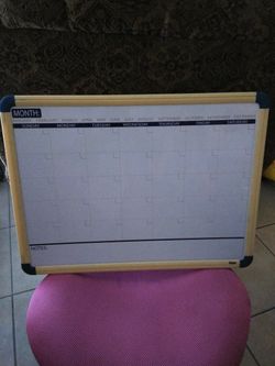 Erasable Wall Calendar