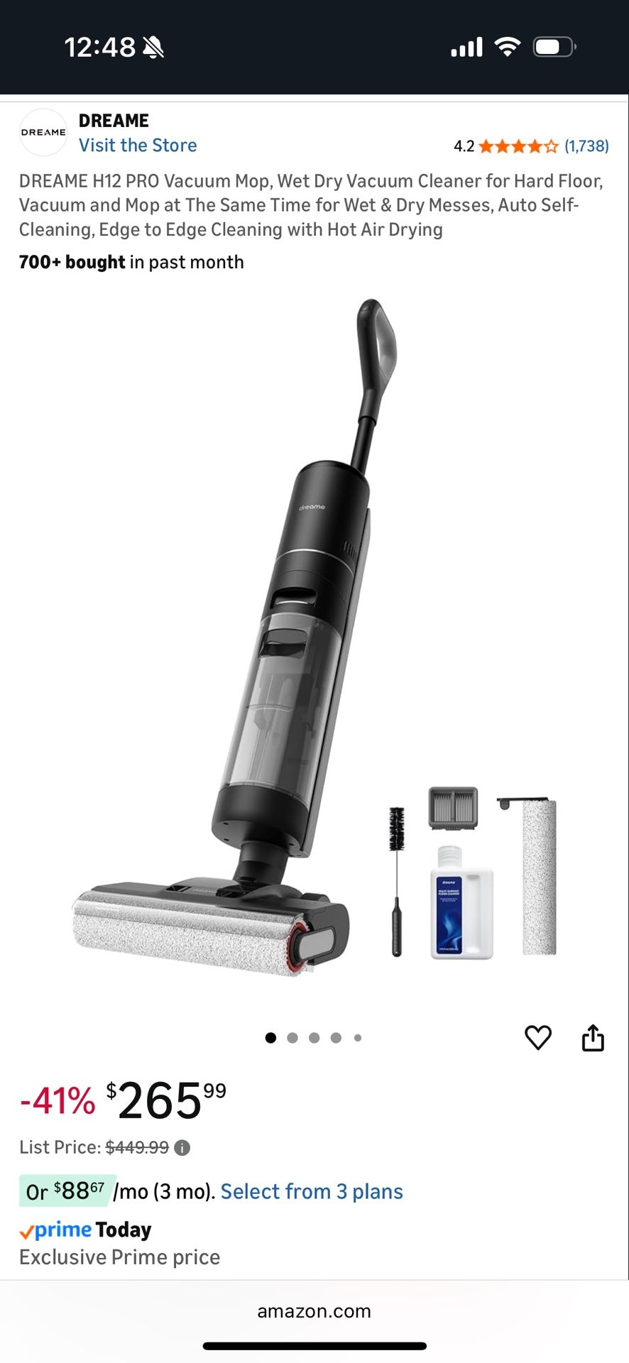 Dreame Wet Dry Vacuum 