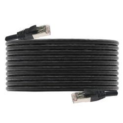 UT 25FT CAT6A BLACK PATCH CABLE