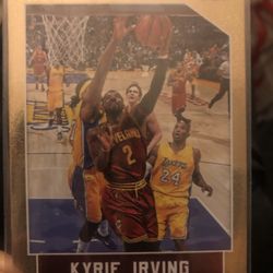 Kyrie Irving Panini Card No. 222 (with Kobe Bryant In Background)