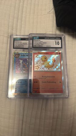 Shiny Charmander Paldaen Fates CGC 10