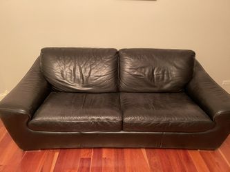 Very Comfortable Genuine Leather Couch by Boss