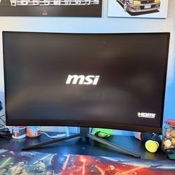 MSI GAMING MONITOR 27” CURVED  250hz