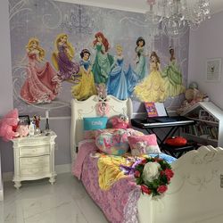 Girls Bed frame and mattress