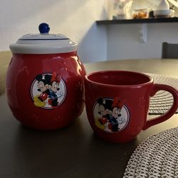 Cookie Jar And Mug 