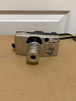 Canon Sure Shot 85 38-85mm Zoom Point & Shoot 35mm Film Camera - Battery Tested. Used in good with some cosmetic blemishes. These blemishes are in th
