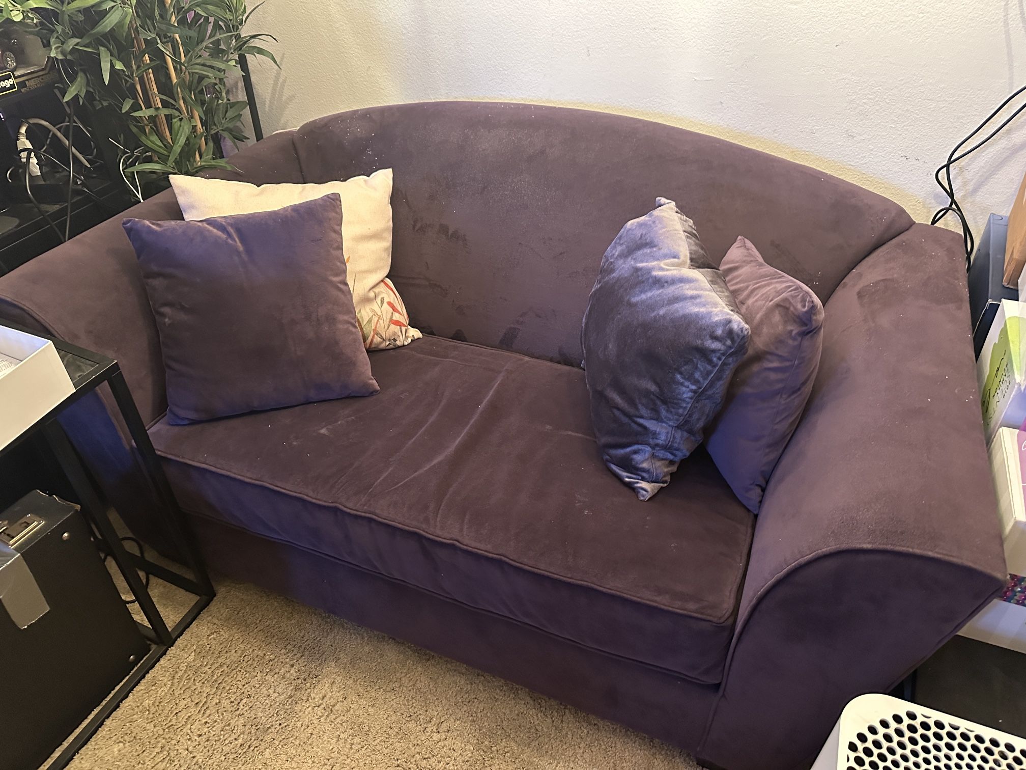 Purple loveseat (Custom Made)
