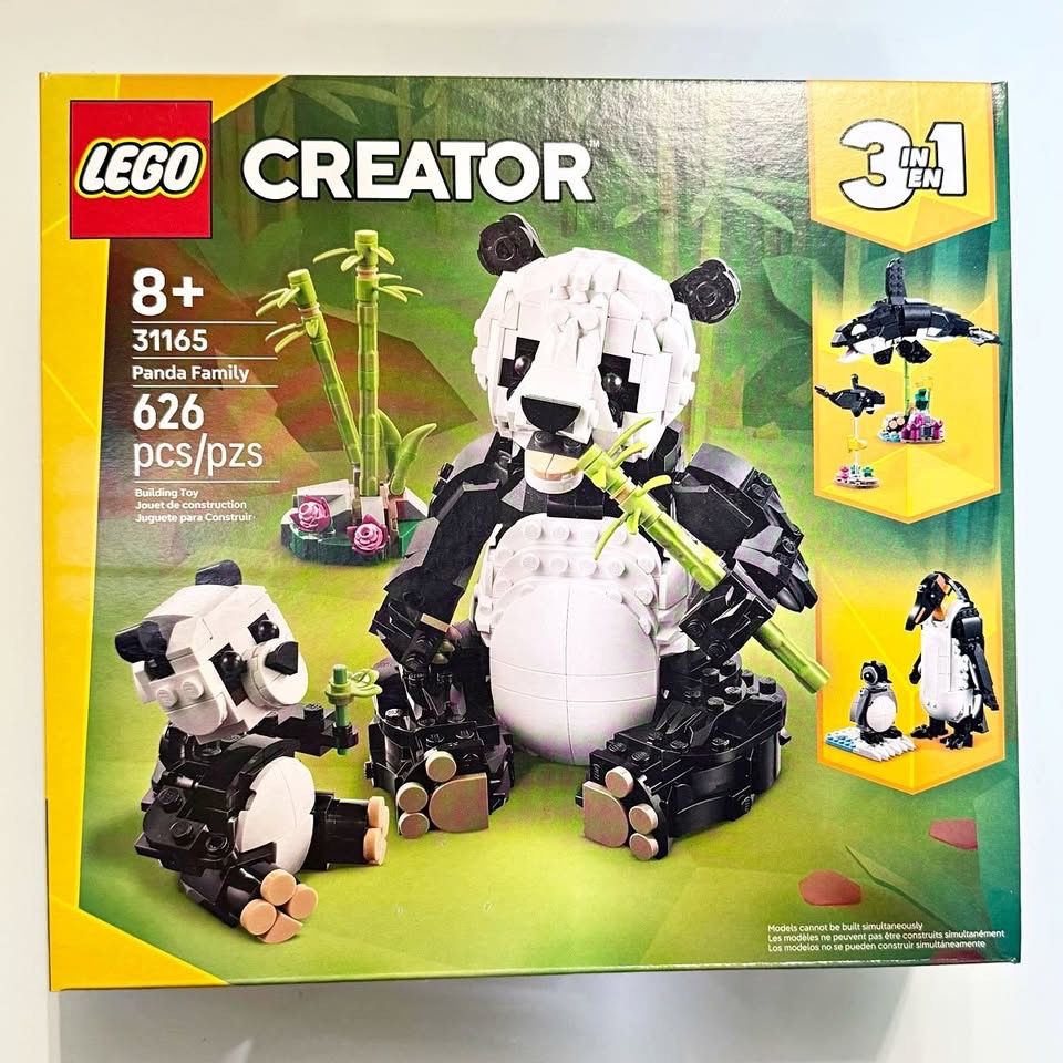 Lego Wild Animals: Panda Family 31165