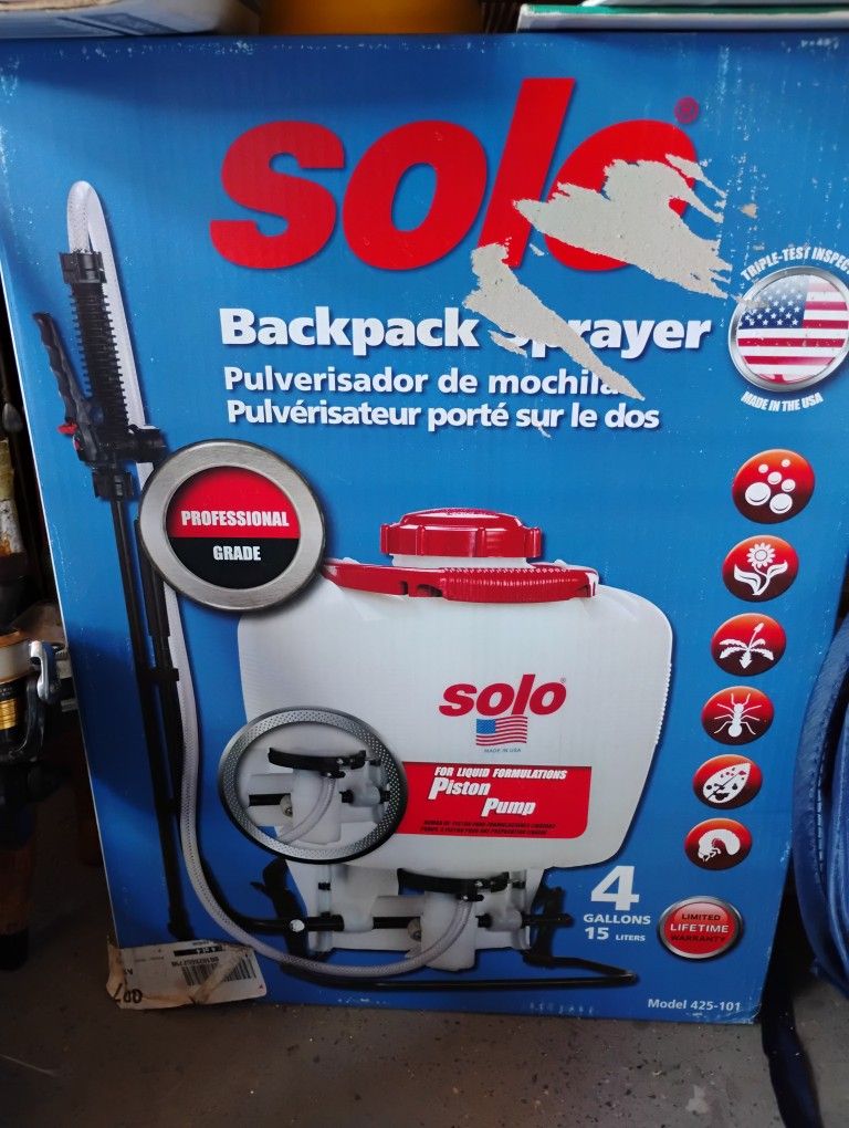 Solo 4 Gallon Backpack Sprayer (NEW)
