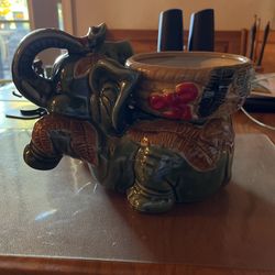 Vintage Elephant Planter