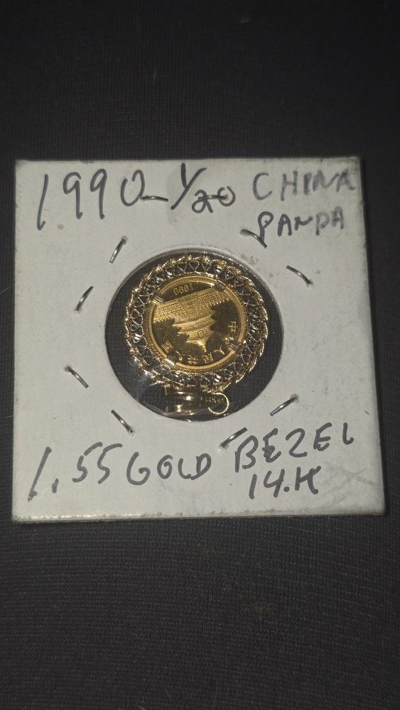 1990 Gold Panda 1/20 With Gold Bezzel ..
