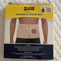 URIEL Abdominal Ostomy Belt Size L 11STO Post-Surgical Support Stoma Care Size 3. 