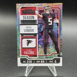 2023 Panini Contenders - Season Ticket Drake London #5 Atlanta Falcons