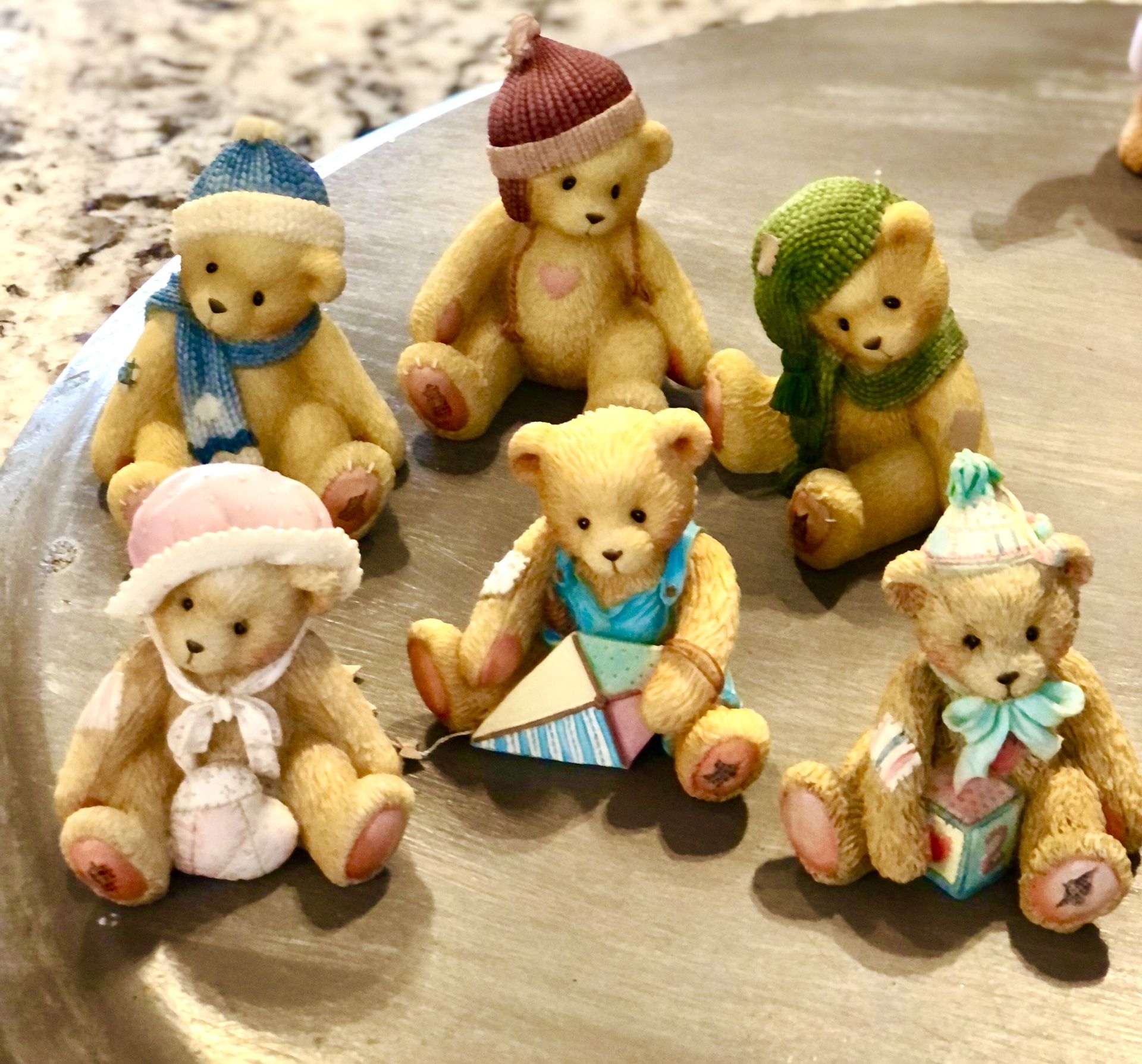Lot Of 6 VTG Cherished Teddies, Enesco