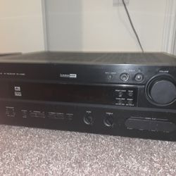 Yamaha Model RX-V630 Black A/V Stereo Receiver W/ speakers