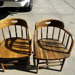 Wood Chairs 