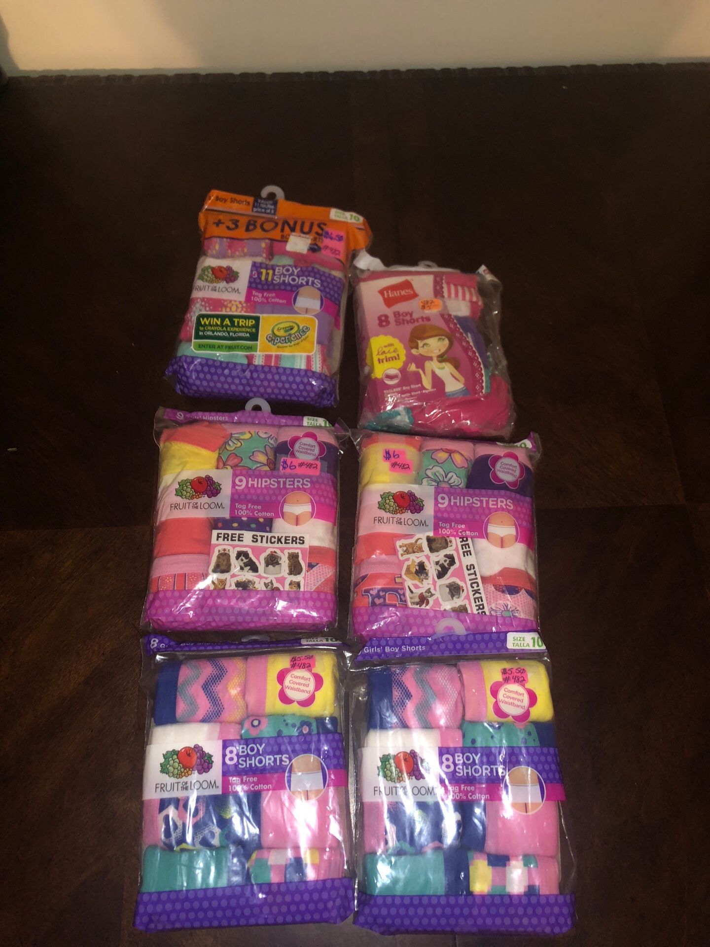 Brand new girls underwear