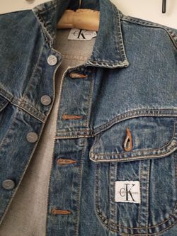 Calvin Klein ladies petite jean jacket
