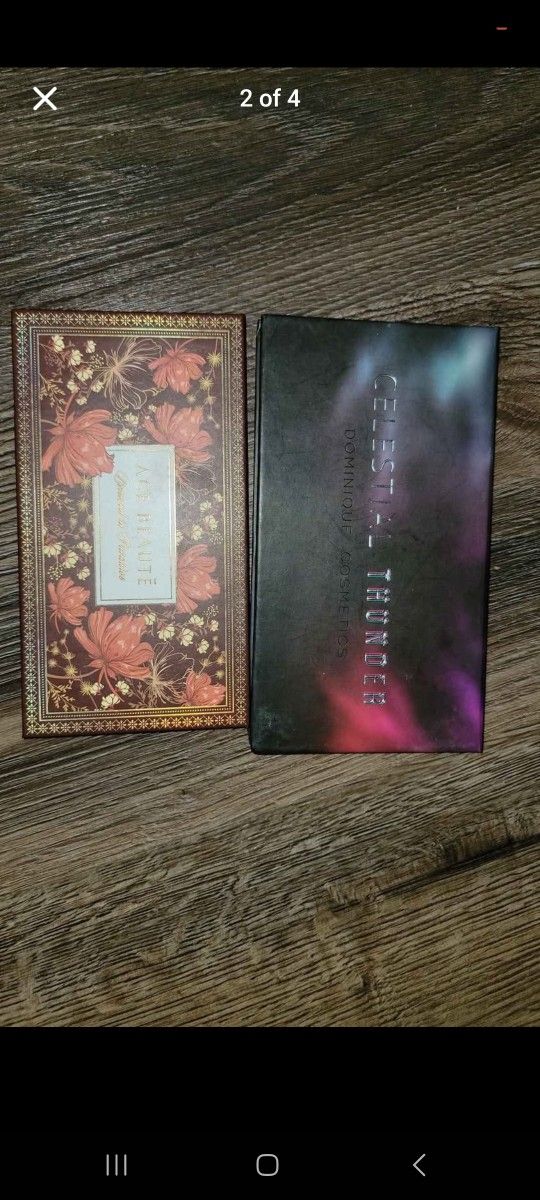 Celestial Thunder Eye Shadow Palette And Ace Beaute Bronzer