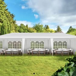 10x30 Party Tent Canopy Outdoor Gazebo Canopy Wedding Party Tent with 8Sidewalls