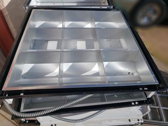 14- 24x24 Lithonia Drop Lighting. LED Bulbs