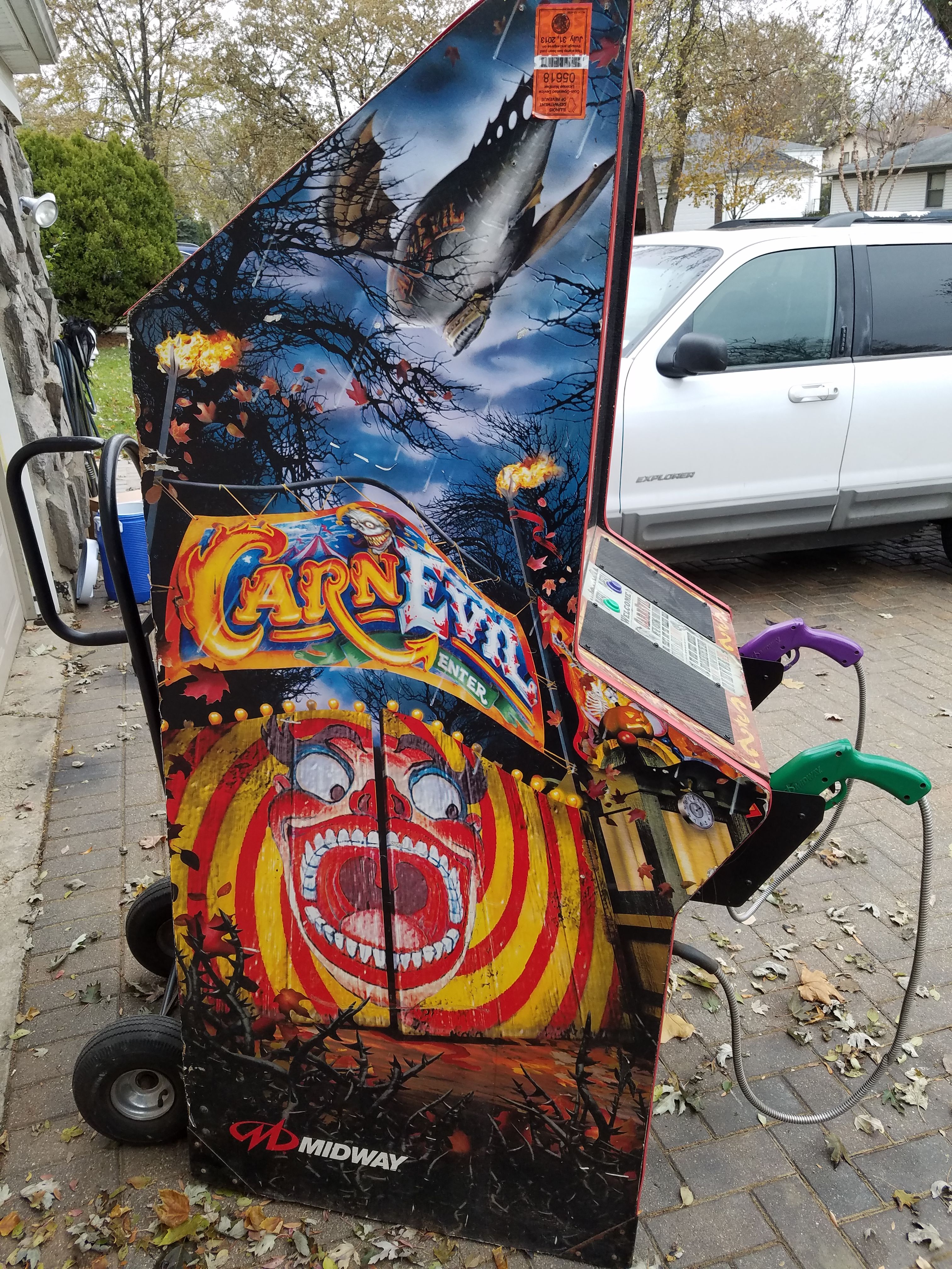 Carnevil arcade game by midway