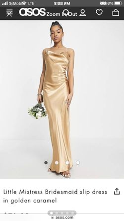 Lulus Satin Maxi Dress