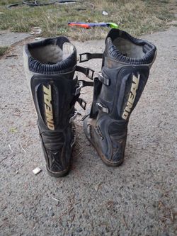 O'Neal dirtbike boots size 10