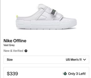 🔥 Nike Offline “Vast Grey” – Rare Colorway – Original Box 🔥