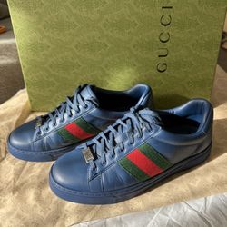 🔥 Gucci Ace leather low trainers