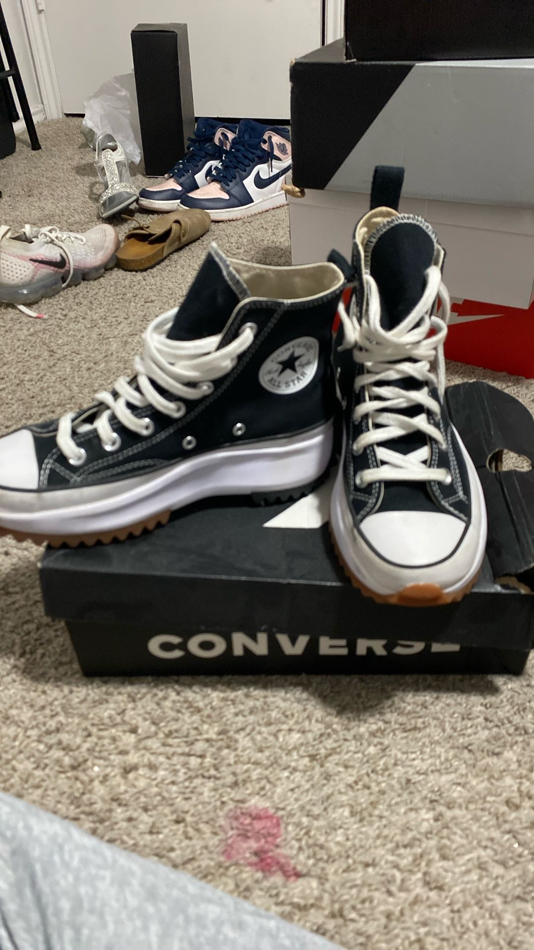 High Platform Converse Size 7.5W, 8 In Men