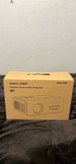 JOWLURK M7 Native 1080P With 4k Support Video Projector