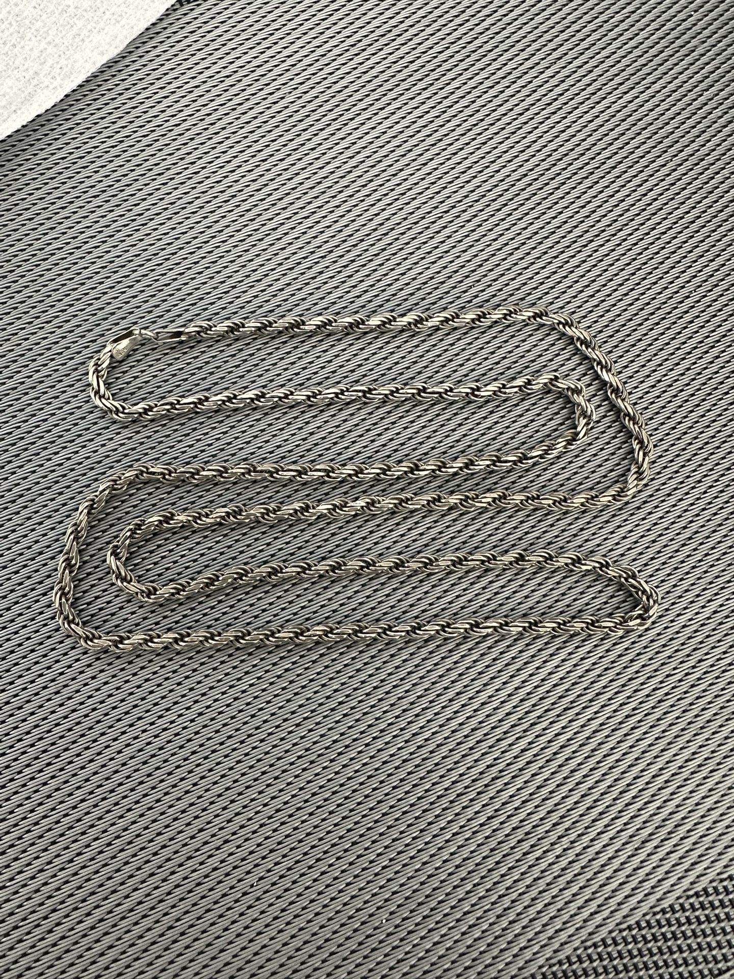30” Silver Chain