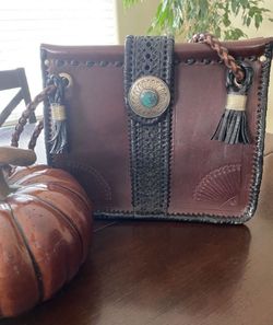 Southwestern Leather Purse