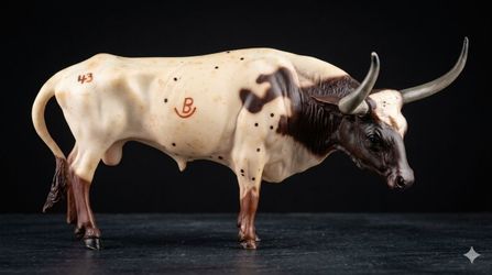 Breyer Texas Longhorn Bull Figurine 43