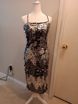 Vestido De Lentejuela.Grande.. Small