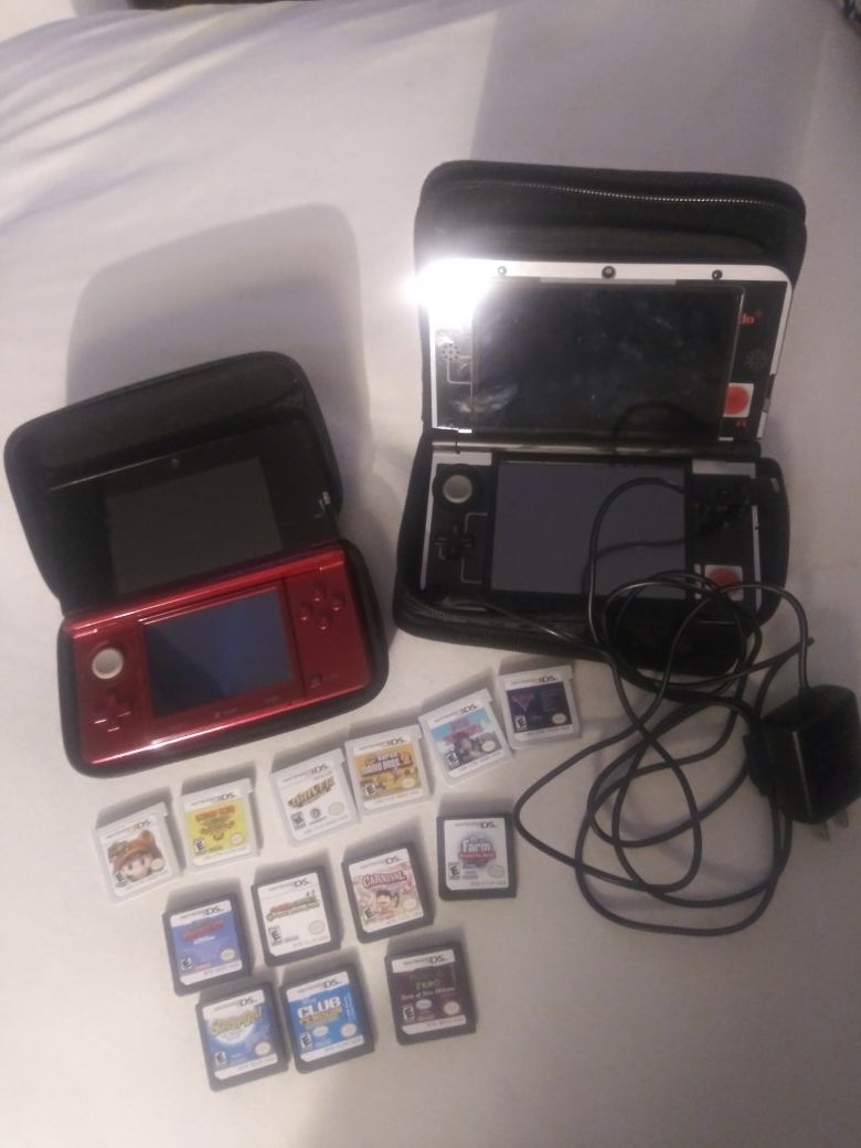 nintendo 3ds small and 3ds xl pluss games