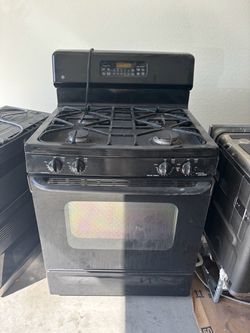 Black GE oven