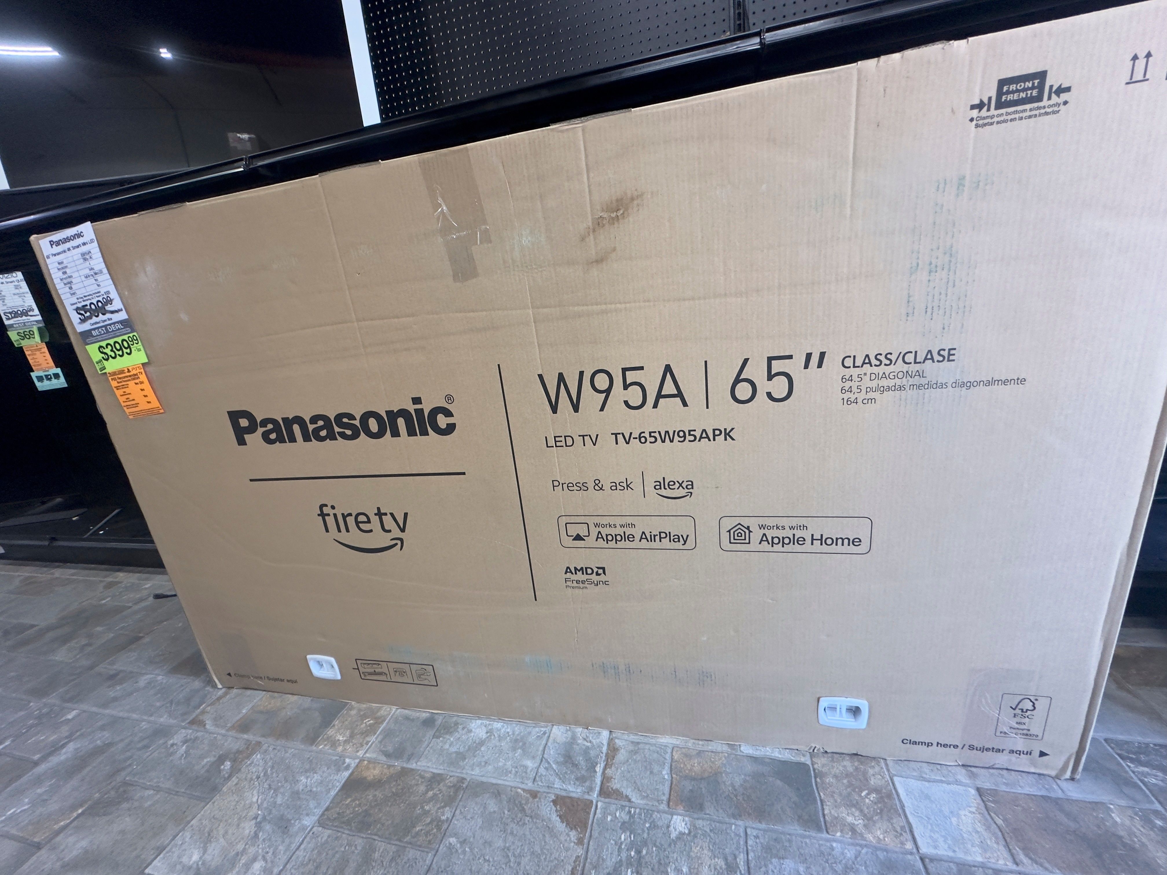 HUGE SALE ALL WEEK! 65" Panasonic 4K Mini LED HDR Smart 65W95APK