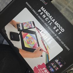 Mandala Mood Pencil Set See ALL Pics Brand New Never Opened For Ages 8an Up