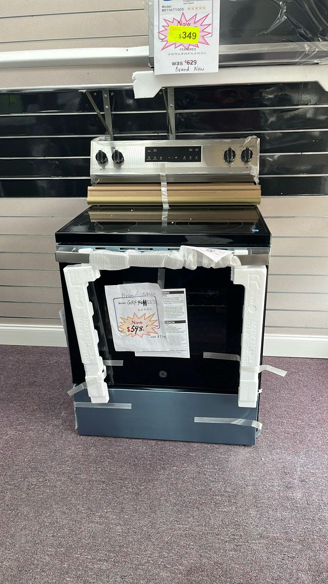 Stove Stainless Steel New 1 Year Warranty Black Friday Price only
