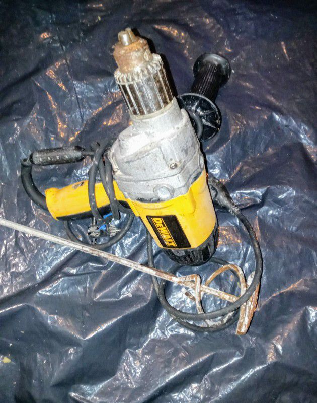 DEWALT Electric Drill, Spade Handle, 1/2-Inch, 9-Amp (DW130V),yellow/black,Large