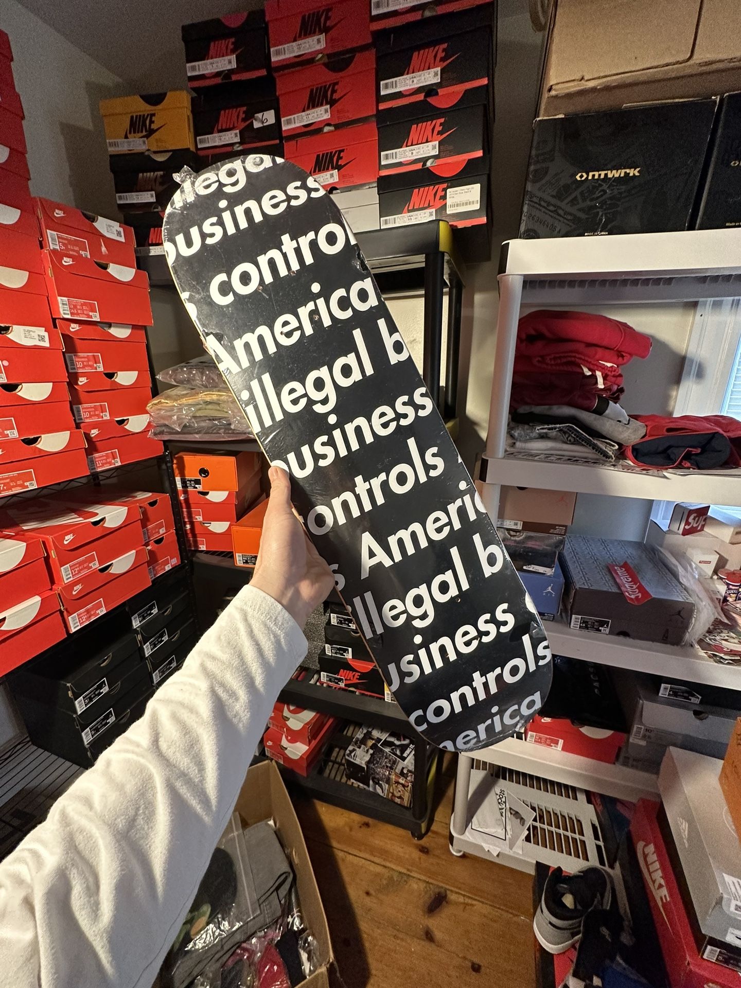 Supreme Illegal Business Skateboard Deck Brand New!